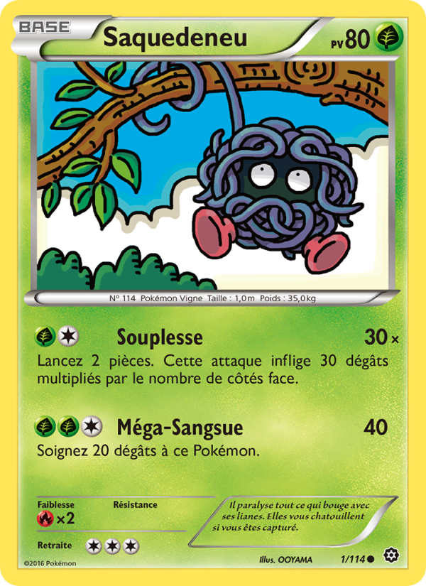 Saquedeneu 1 — Offensive Vapeur (French Pokémon TCG card)