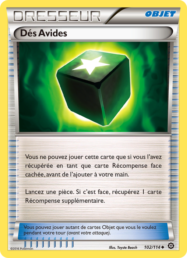 Dés Avides 102 — Offensive Vapeur (French Pokémon TCG card)