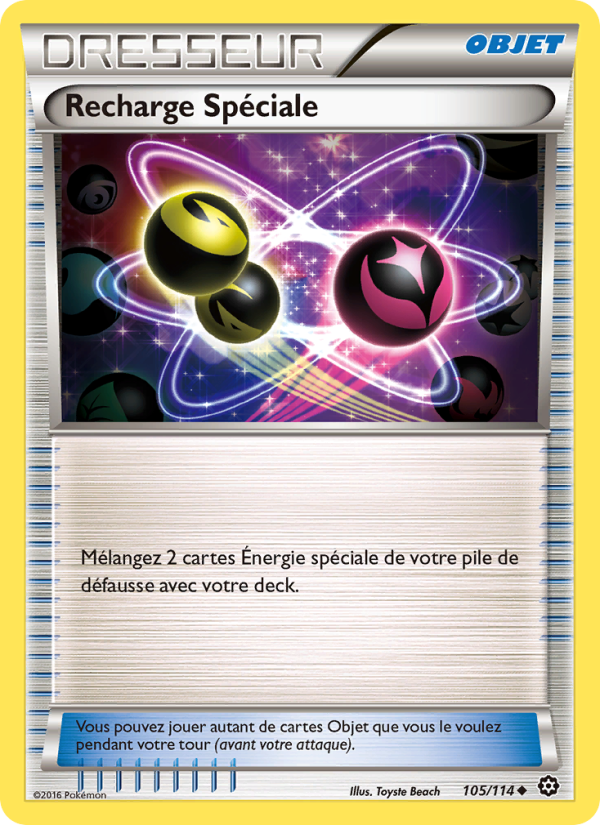 Recharge Spéciale 105 — Offensive Vapeur (French Pokémon TCG card)