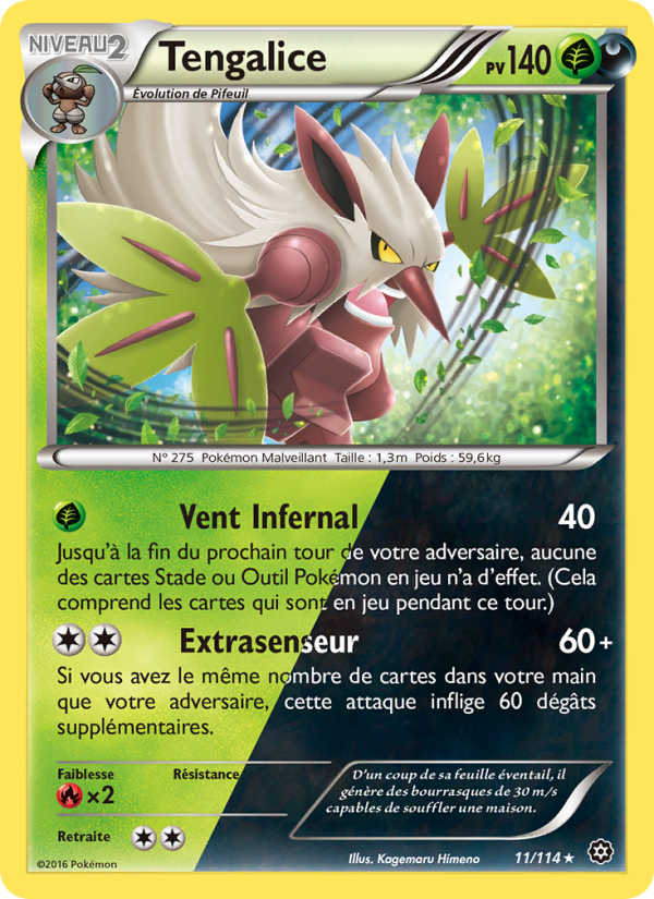 Tengalice 11 — Offensive Vapeur (French Pokémon TCG card)