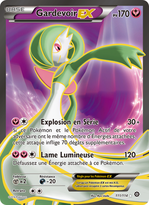 Gardevoir EX 111 — Offensive Vapeur (French Pokémon TCG card)