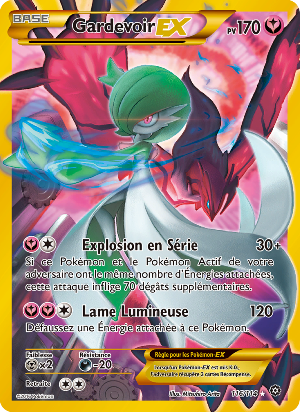 Gardevoir EX 116 — Offensive Vapeur (French Pokémon TCG card)