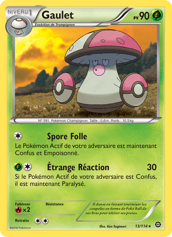 Gaulet 13 — Offensive Vapeur (French Pokémon TCG card)