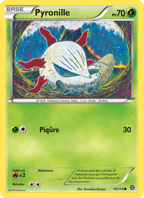 Pyronille 14 — Offensive Vapeur (French Pokémon TCG card)