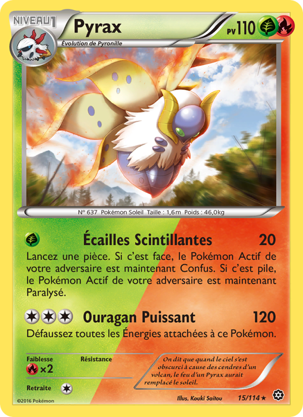 Pyrax 15 — Offensive Vapeur (French Pokémon TCG card)
