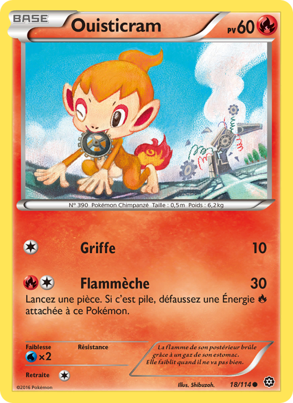 Ouisticram 18 — Offensive Vapeur (French Pokémon TCG card)