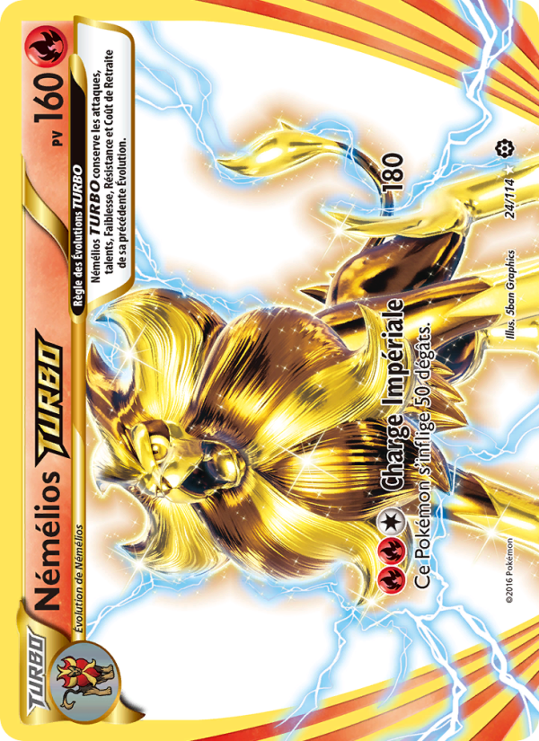 Némélios TURBO 24 — Offensive Vapeur (French Pokémon TCG card)