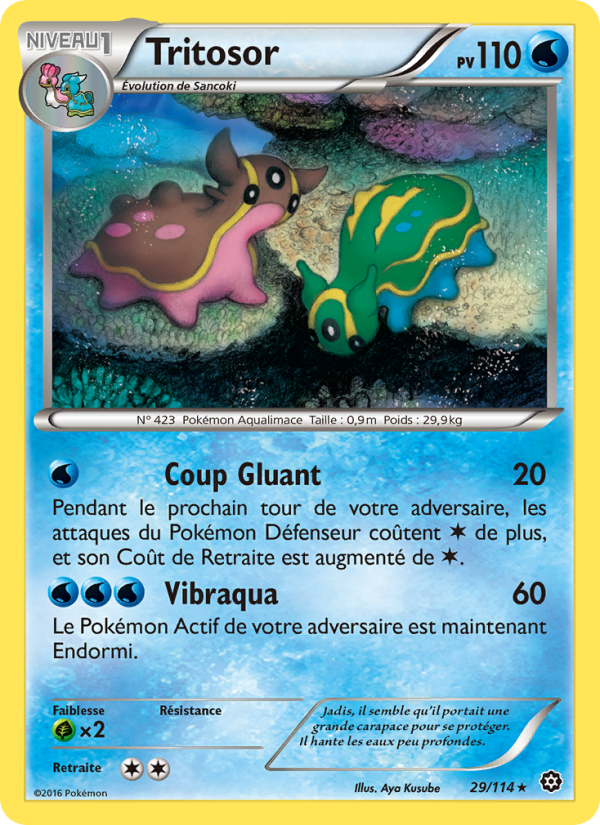 Tritosor 29 — Offensive Vapeur (French Pokémon TCG card)