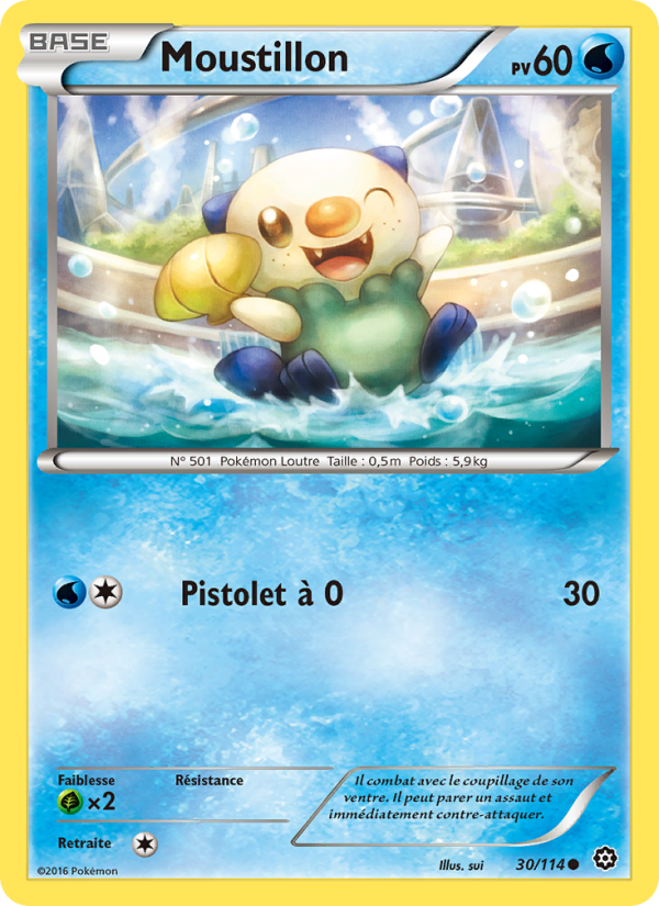 Moustillon 30 — Offensive Vapeur (French Pokémon TCG card)