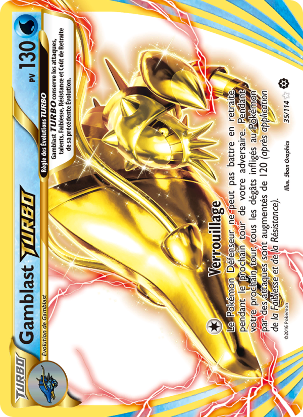 Gamblast TURBO 35 — Offensive Vapeur (French Pokémon TCG card)