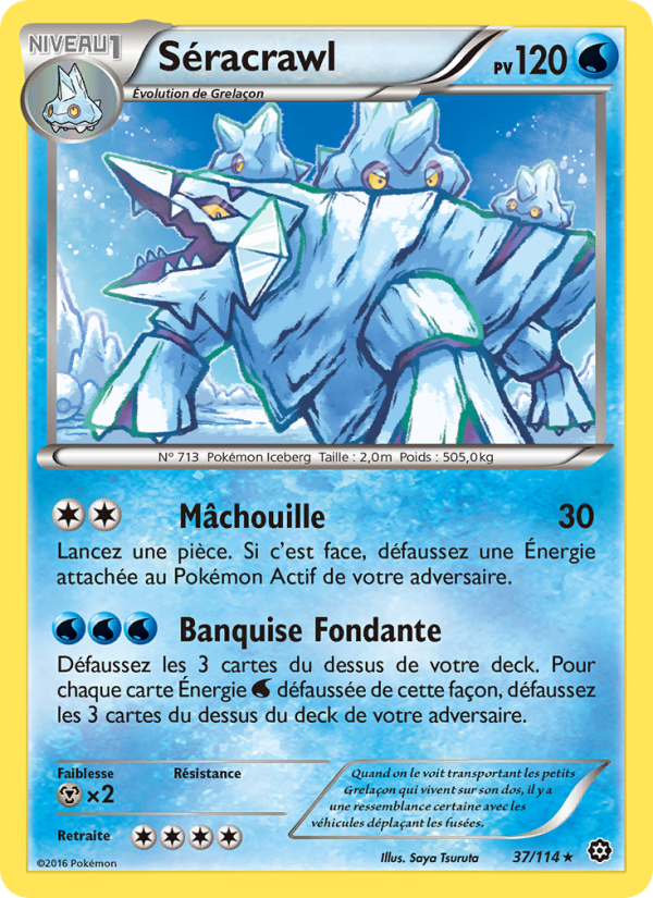 Séracrawl 37 — Offensive Vapeur (French Pokémon TCG card)