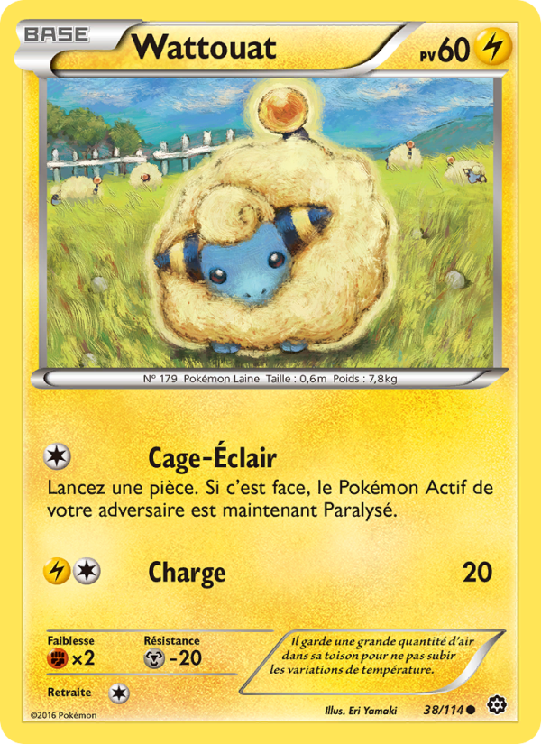 Wattouat 38 — Offensive Vapeur (French Pokémon TCG card)