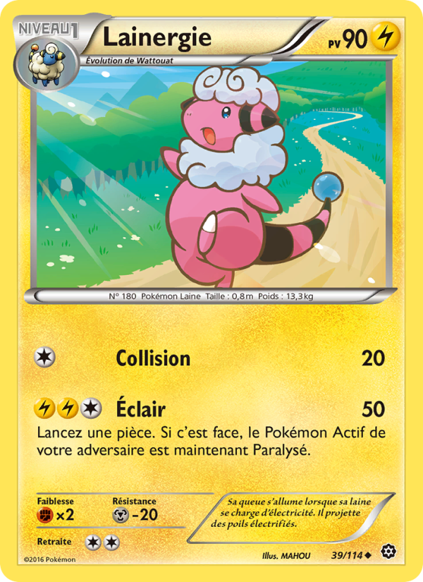 Lainergie 39 — Offensive Vapeur (French Pokémon TCG card)