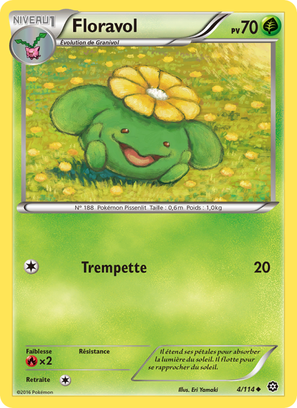 Floravol 4 — Offensive Vapeur (French Pokémon TCG card)