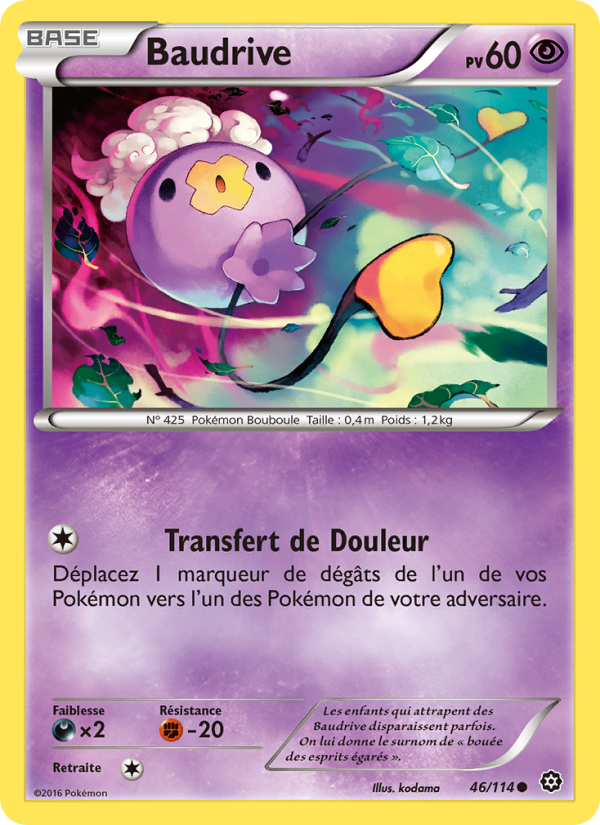 Baudrive 46 — Offensive Vapeur (French Pokémon TCG card)