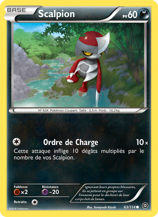 Scalpion 63 — Offensive Vapeur (French Pokémon TCG card)