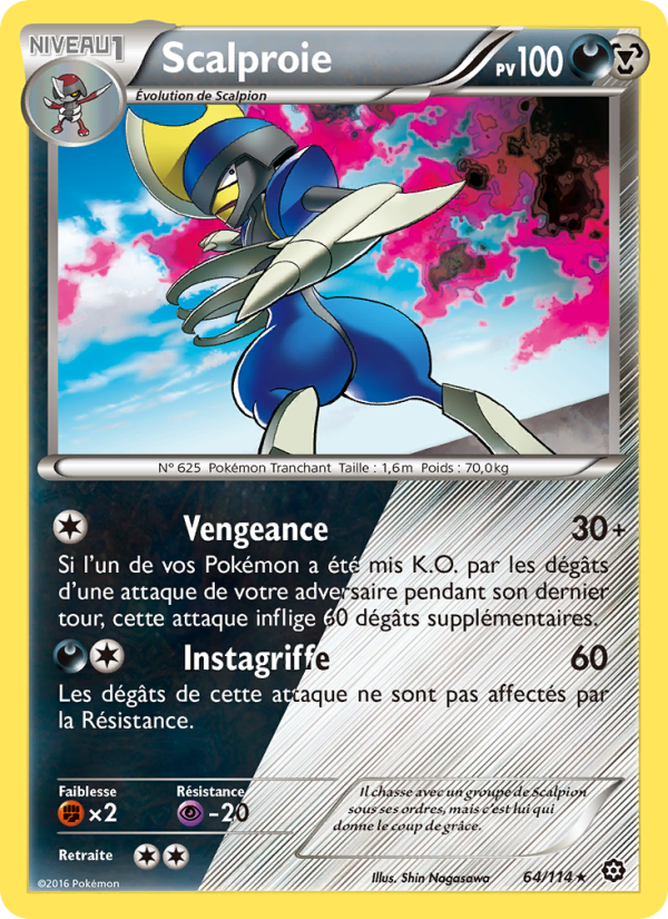 Scalproie 64 — Offensive Vapeur (French Pokémon TCG card)