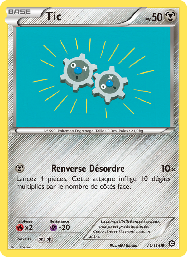 Tic 71 — Offensive Vapeur (French Pokémon TCG card)