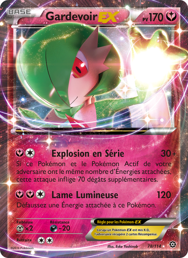 Gardevoir EX 78 — Offensive Vapeur (French Pokémon TCG card)