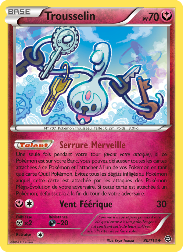 Trousselin 80 — Offensive Vapeur (French Pokémon TCG card)