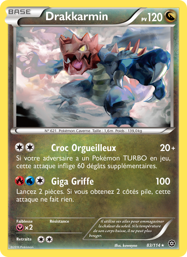 Drakkarmin 83 — Offensive Vapeur (French Pokémon TCG card)