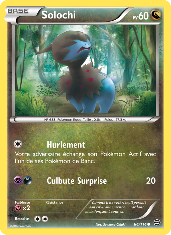 Solochi 84 — Offensive Vapeur (French Pokémon TCG card)
