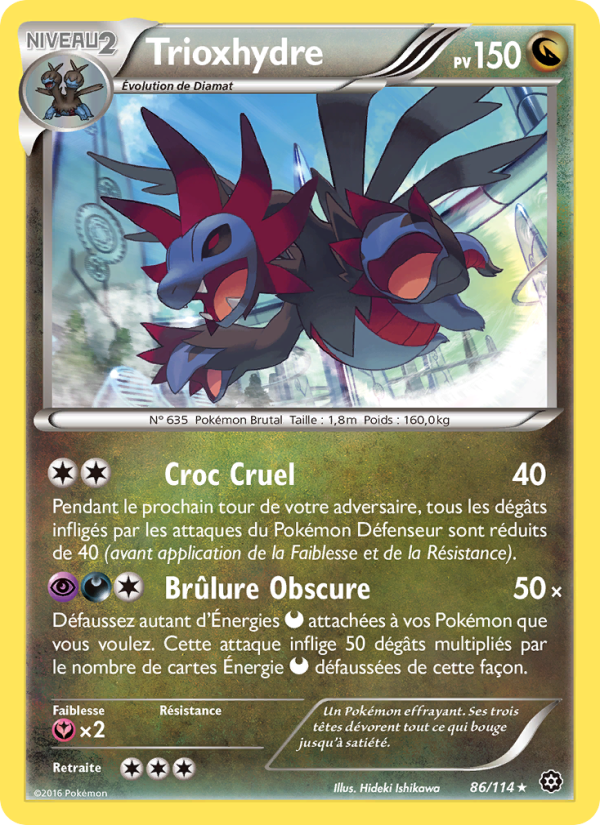 Trioxhydre 86 — Offensive Vapeur (French Pokémon TCG card)