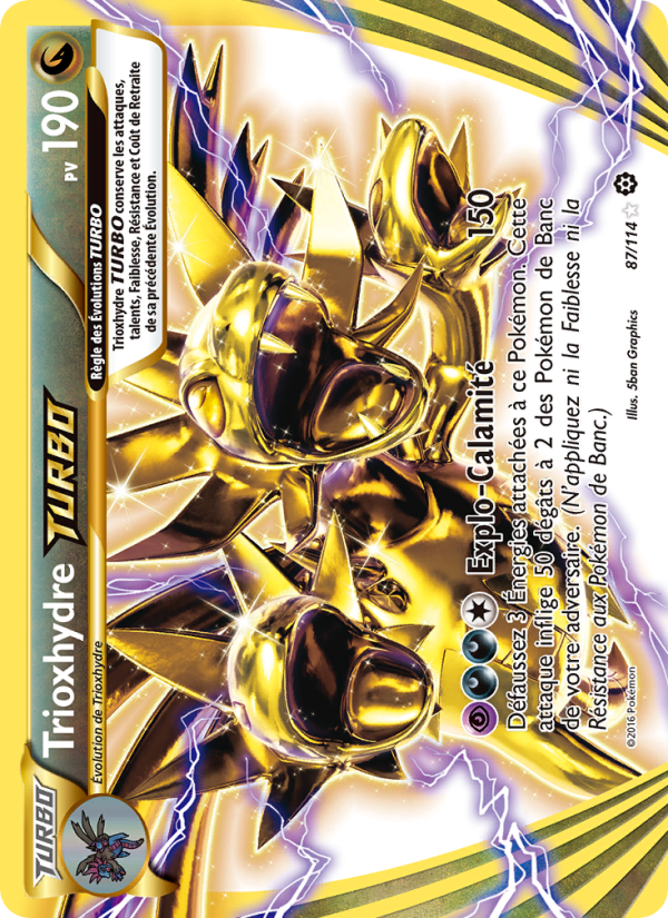 Trioxhydre TURBO 87 — Offensive Vapeur (French Pokémon TCG card)