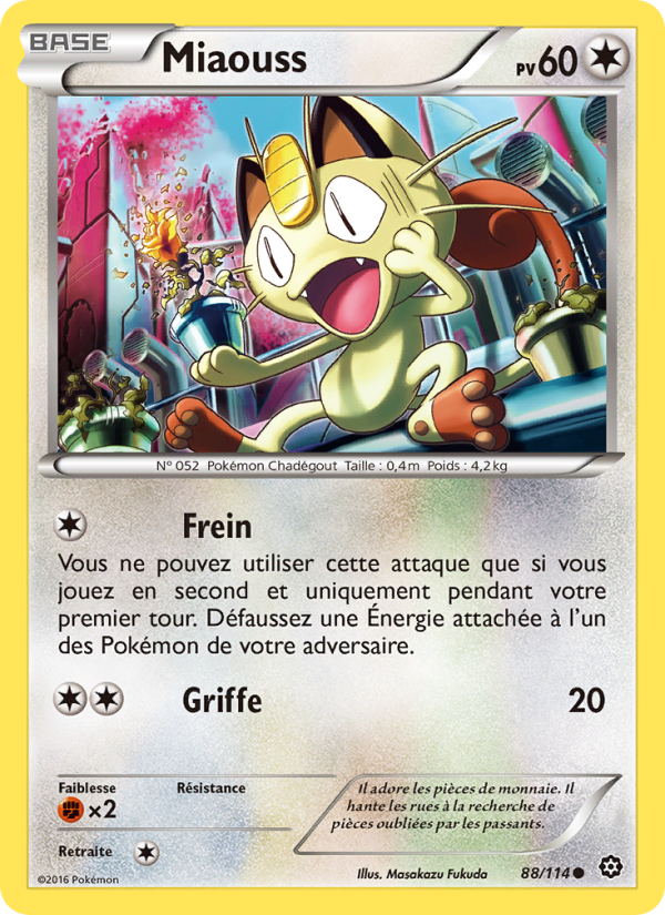 Miaouss 88 — Offensive Vapeur (French Pokémon TCG card)
