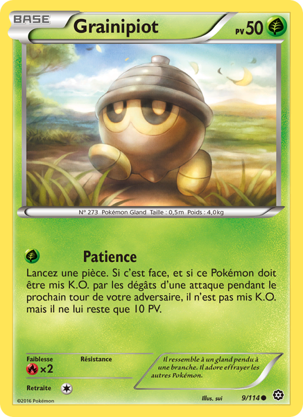 Grainipiot 9 — Offensive Vapeur (French Pokémon TCG card)