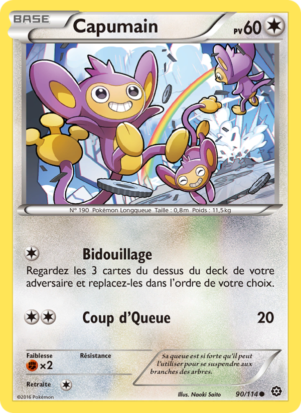 Capumain 90 — Offensive Vapeur (French Pokémon TCG card)