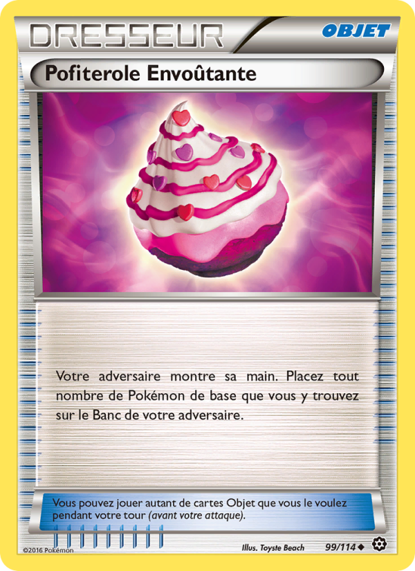 Pofiterole Envoûtante 99 — Offensive Vapeur (French Pokémon TCG card)
