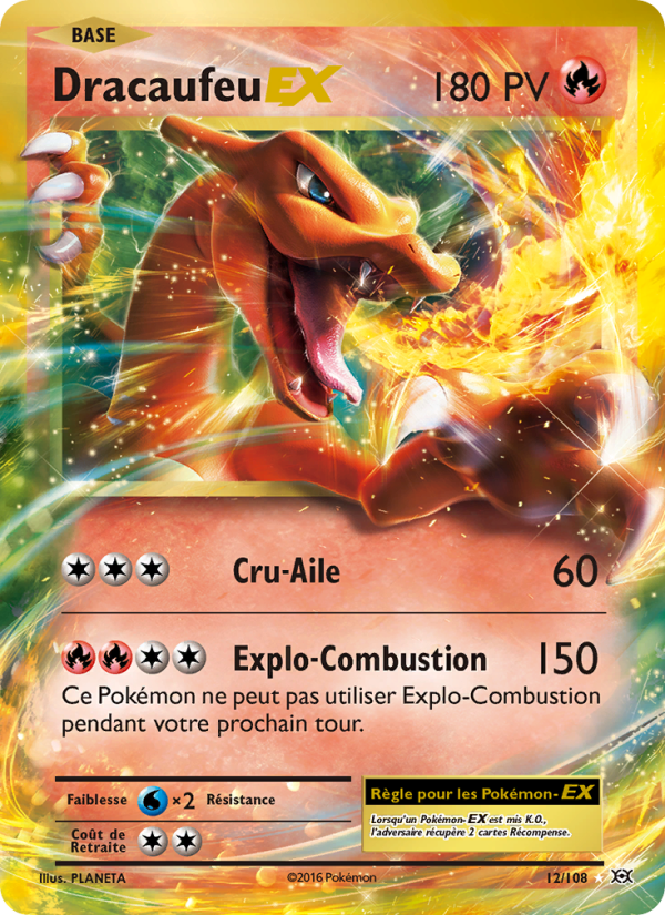 Dracaufeu EX 12 — Évolutions (French Pokémon TCG card)
