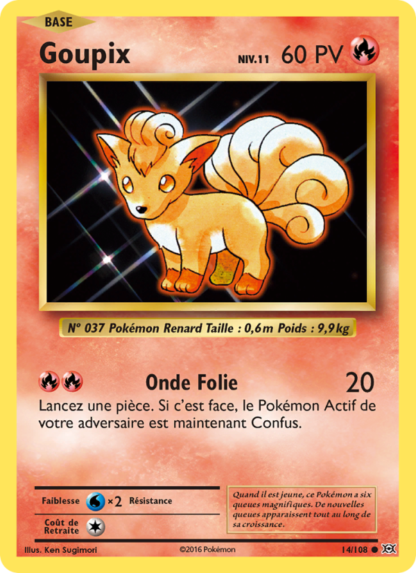Goupix 14 — Évolutions (French Pokémon TCG card)