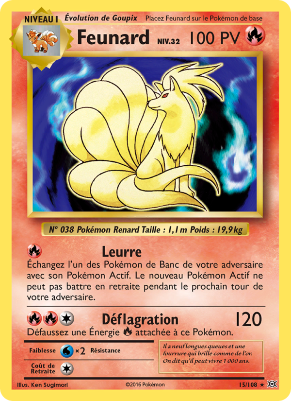 Feunard 15 — Évolutions (French Pokémon TCG card)