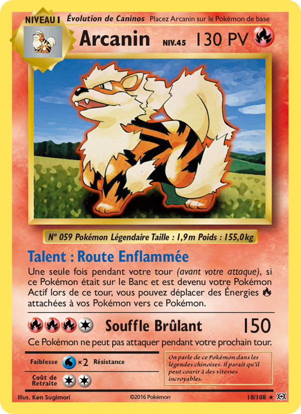 Arcanin 18 — Évolutions (French Pokémon TCG card)