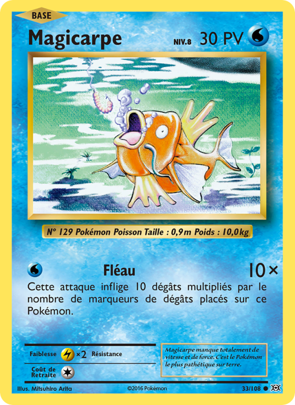Magicarpe 33 — Évolutions (French Pokémon TCG card)