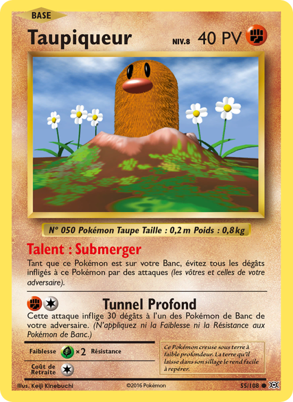 Taupiqueur 55 — Évolutions (French Pokémon TCG card)