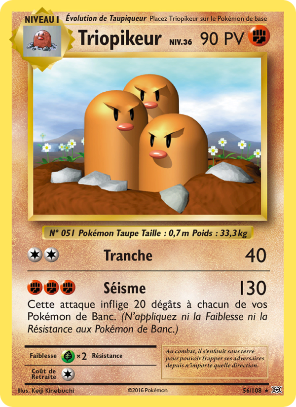 Triopikeur 56 — Évolutions (French Pokémon TCG card)