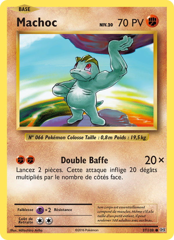 Machoc 57 — Évolutions (French Pokémon TCG card)