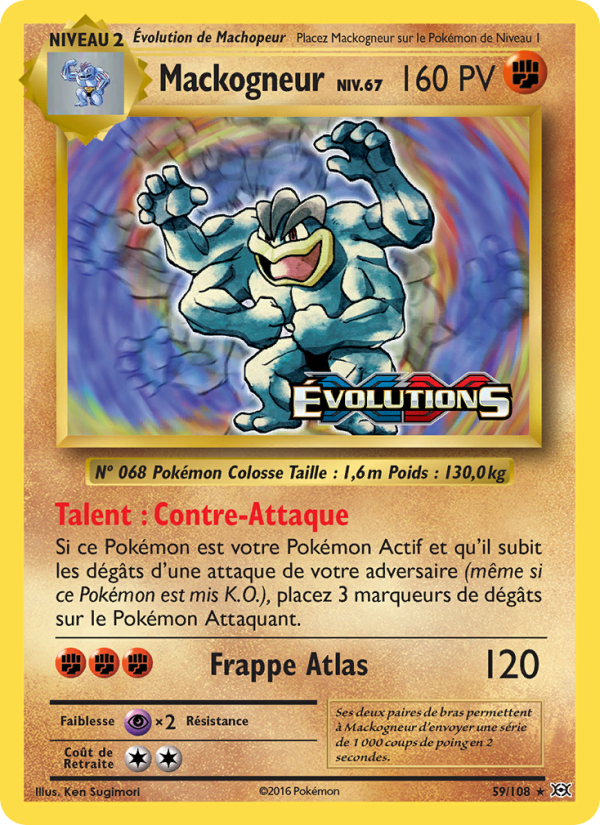 Mackogneur 59 — Évolutions (French Pokémon TCG card)