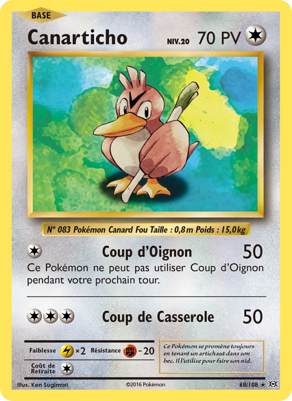 Canarticho 68 — Évolutions (French Pokémon TCG card)