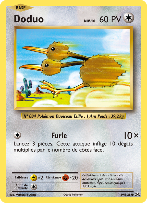 Doduo 69 — Évolutions (French Pokémon TCG card)