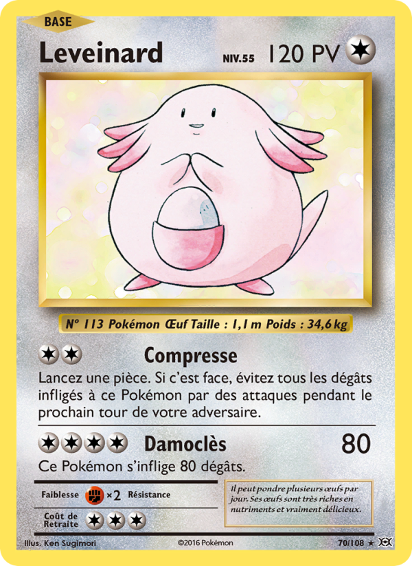 Leveinard 70 — Évolutions (French Pokémon TCG card)