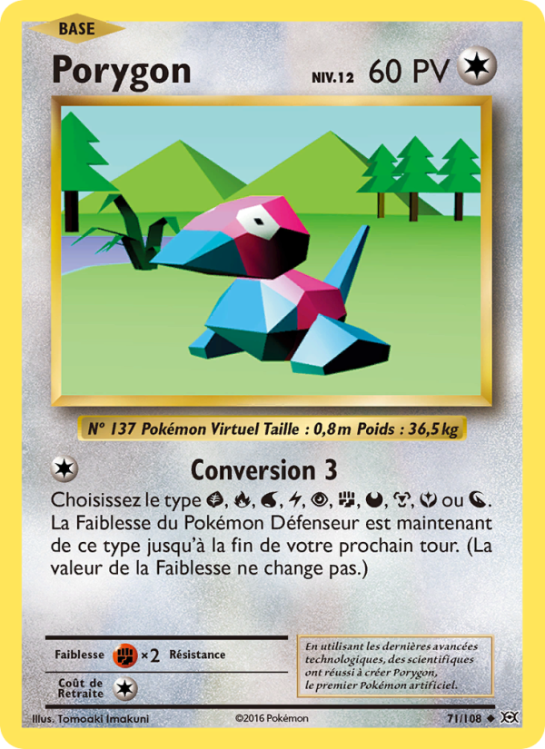 Porygon 71 — Évolutions (French Pokémon TCG card)