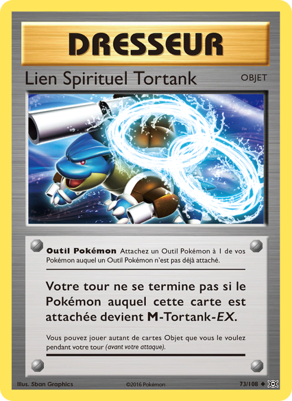 Lien Spirituel Tortank 73 — Évolutions (French Pokémon TCG card)
