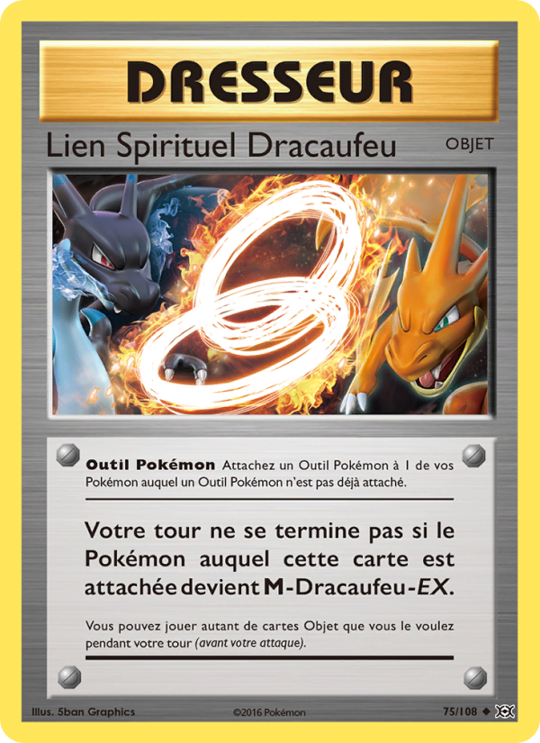 Lien Spirituel Dracaufeu 75 — Évolutions (French Pokémon TCG card)