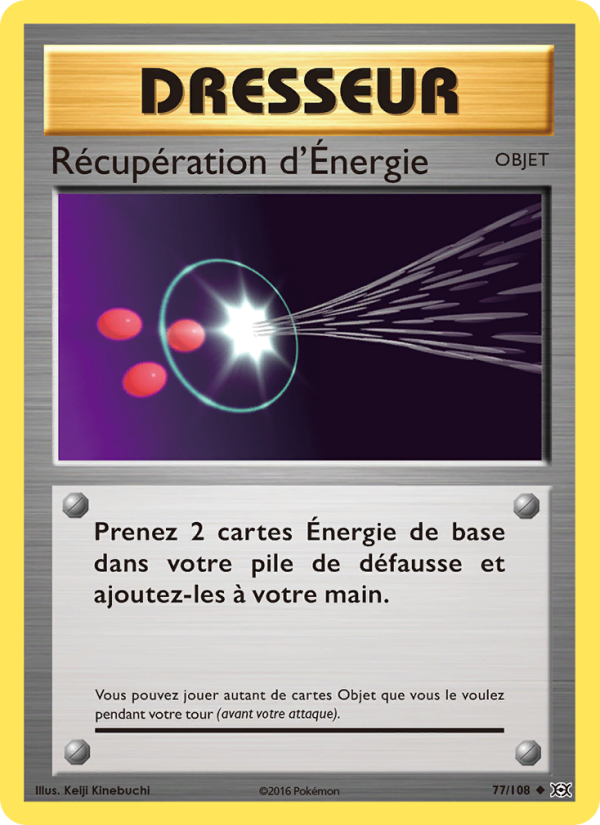 Récupération d'Énergie 77 — Évolutions (French Pokémon TCG card)