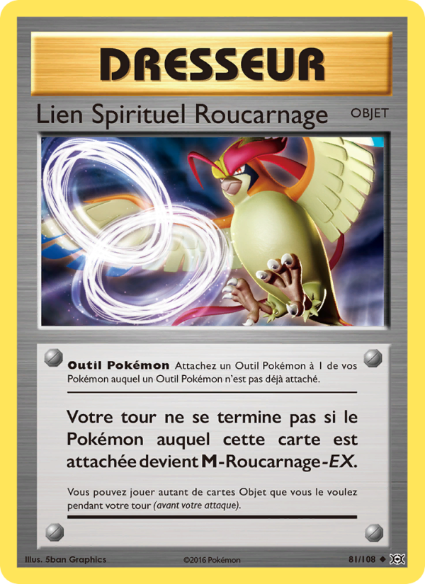 Lien Spirituel Roucarnage 81 — Évolutions (French Pokémon TCG card)