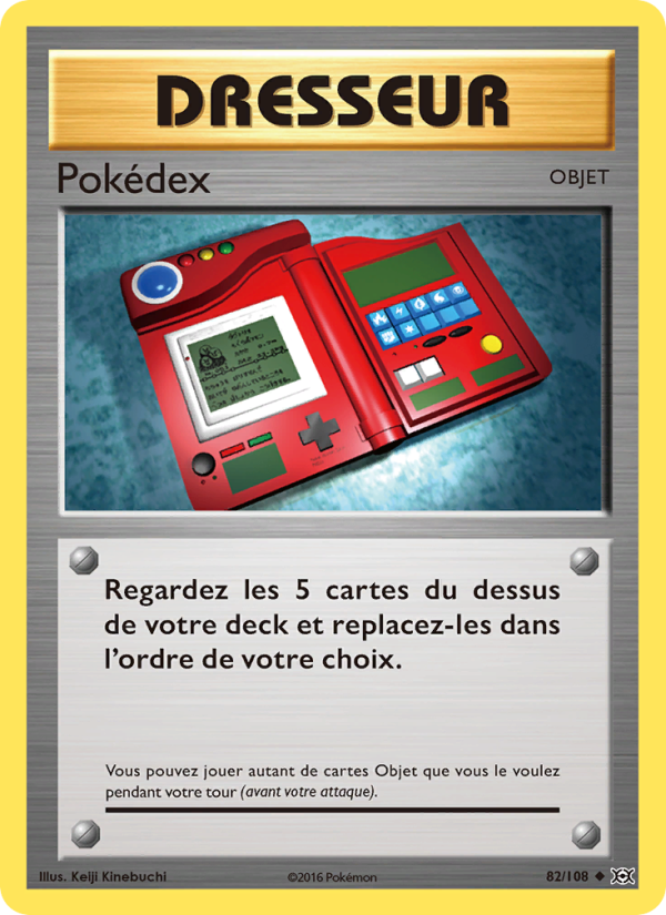 Pokédex 82 — Évolutions (French Pokémon TCG card)